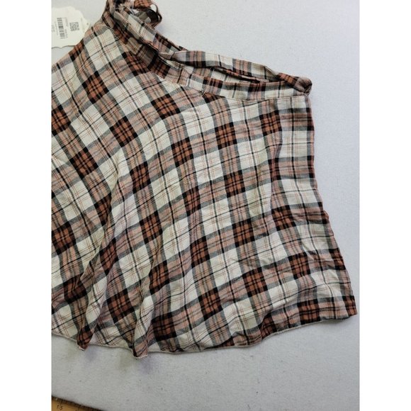 NEW Altar'd State Women's S Wrap Plaid Short Skirt Made in the USA - Picture 9 of 9